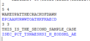 Screenshot of Rail Fence cipher Python output
